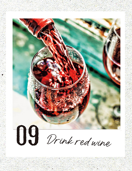 09）お酒は赤ワインを
