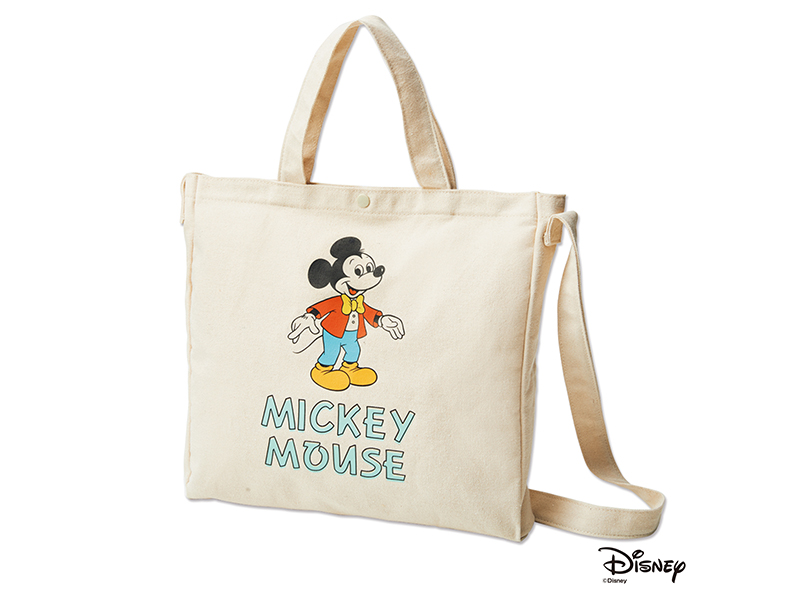 レトロなミッキーマウスにキュン Lpの持ち運びにも 肩がけできる2wayバッグがmini12月号付録に Fashion Box