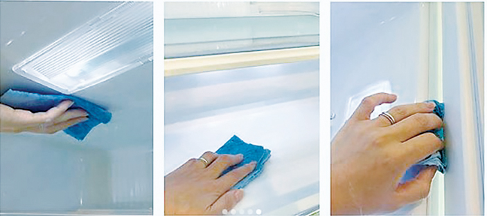 【冷蔵庫の拭き掃除法】一度に行わず数回に分けてこまめにきれいに！