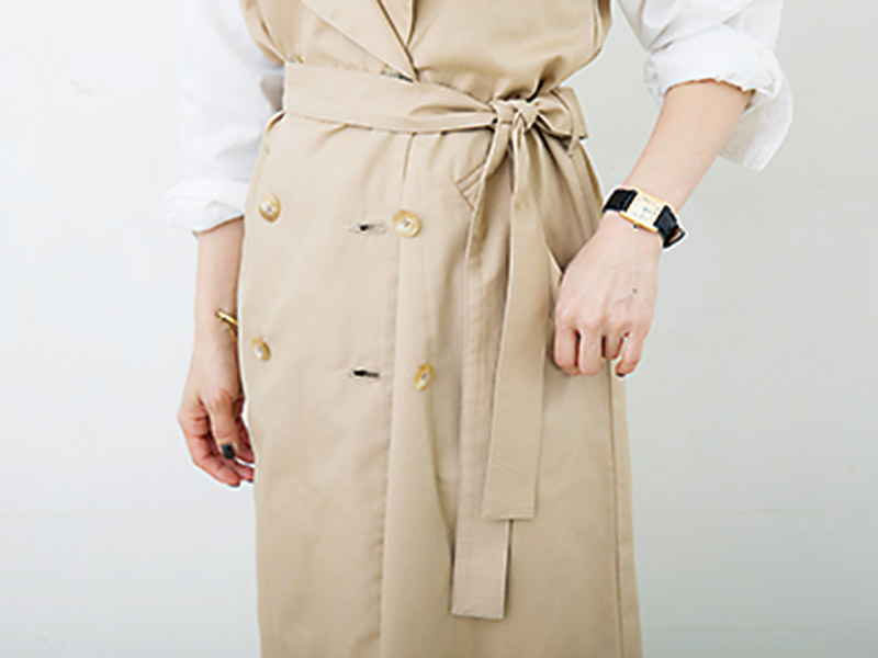 低身長コーデの田中亜希子 “保護者会の服装はきれいめシンプルが正解”