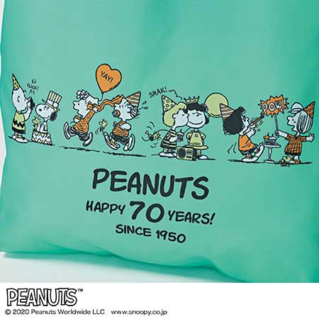 PEANUTS 生誕70周年オリジナルアートとロゴ