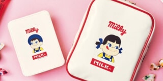 付録］ペコちゃん × ミルクフェドコラボのマルチポーチとミラー♡『mini』3/1発売予定号 - FASHION BOX