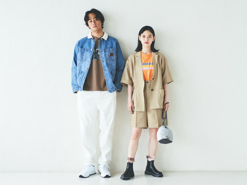 彼とシェアするtシャツ ロンt 着回しコーデ ゆるずるシルエットがおしゃれ Fashion Box