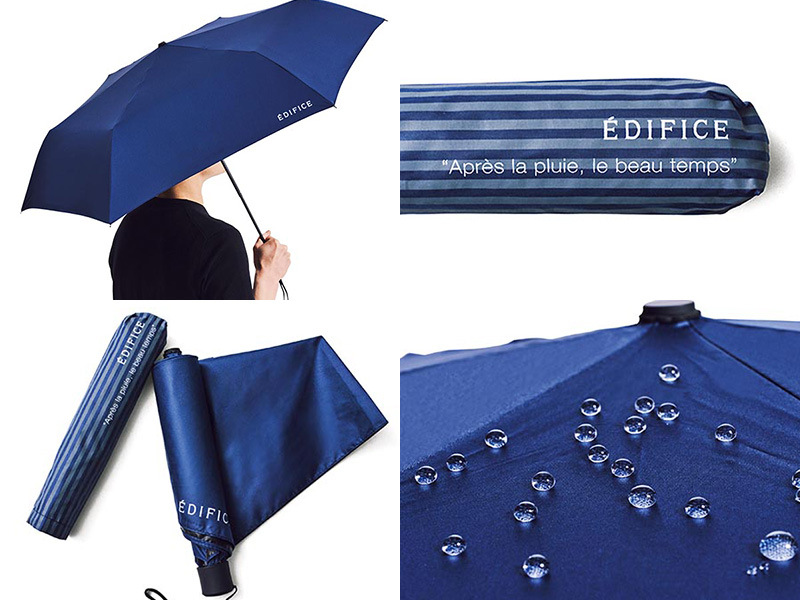 付録は日傘 晴雨兼用 ユニセックスな エディフィス 折りたたみ傘 Monomaster 5 25発売予定 Fashion Box