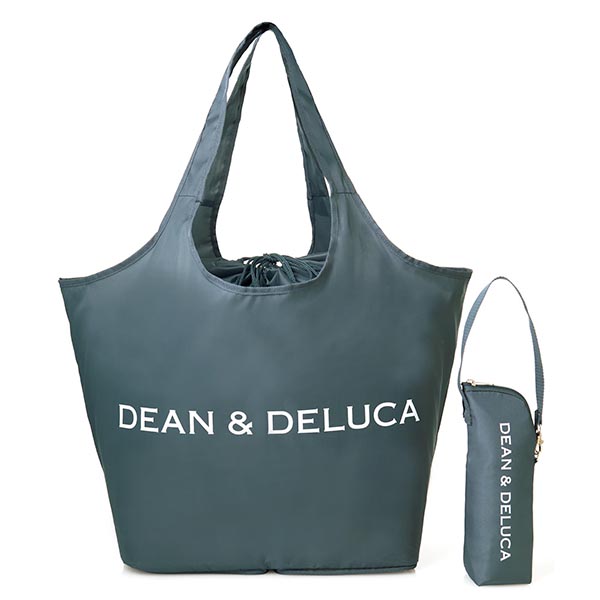 DEAN & DELUCA レジかご買物バッグ＋ストラップ付き保冷ボトルケース