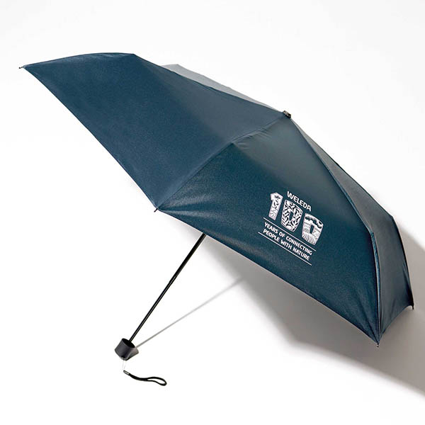 WELEDA ［ ヴェレダ ］ UVカット99.9％、遮光率100％を実現した、本格派！ 日差しから美髪・美肌を守る！晴雨兼用折りたたみ傘
