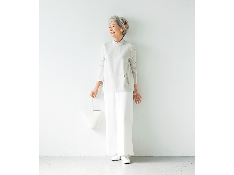 ユニクロ Guは60代おしゃれにも使える 読者モデルの私服に学ぶ上品カジュアル Fashion Box