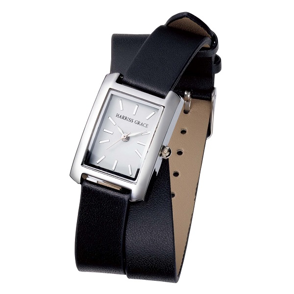 HARRISS GRACE［ハリス・グレース］上品シックな2重巻きベルト アクセサリー腕時計