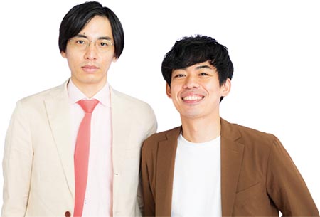 （写真左から）カベポスターの永見さん、浜田さん