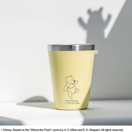 『CUP COFFEE TUMBLER BOOK produced by JAM HOME MADE honey yellow with POOH』