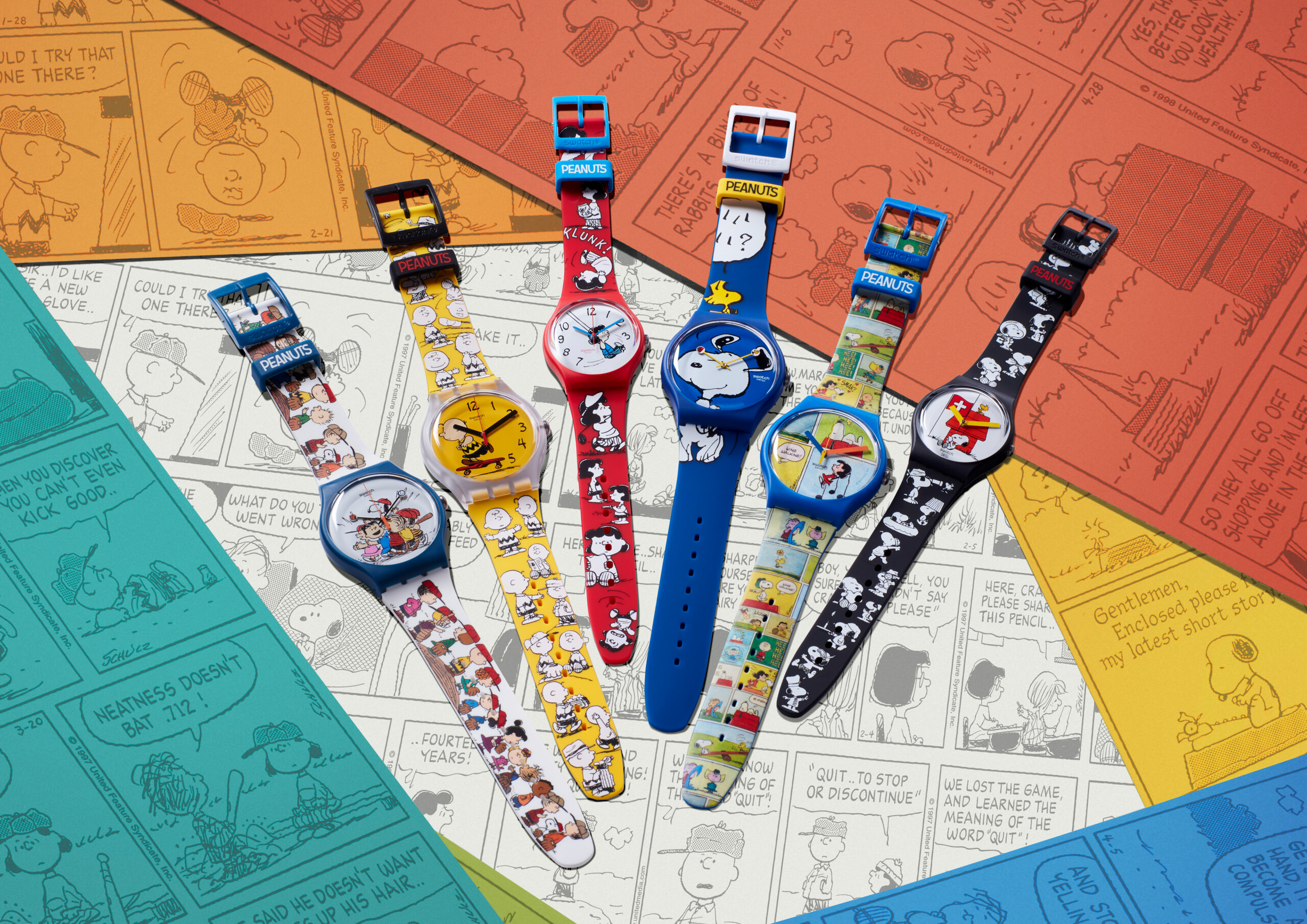 スヌーピーと仲間たちが勢揃い！ 【SWATCH X PEANUTS COLLECTION