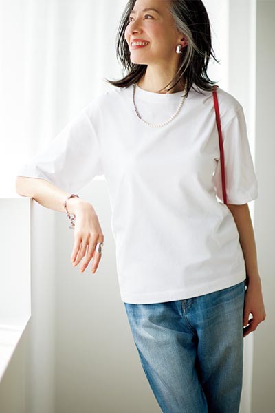 60代の白Tシャツの選び方｜デザインと素材を吟味すべき！ 体形カバーも叶うおすすめブランドを紹介