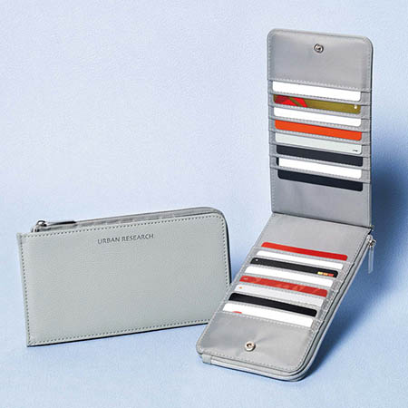アーバン リサーチ カードがひと目でわかる極薄長財布