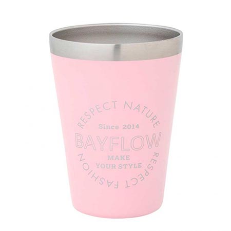 BAYFLOW CUP COFFEE TUMBLER SHESHELL PINK